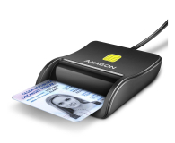 Axagon CRE-SM3N Smart card FlatReader czytnik - 1485434 - zdjęcie 1